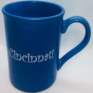 Cincinnati blue cup mug